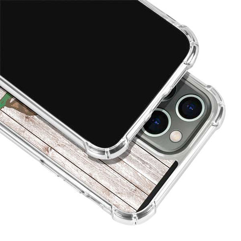 California Flag Dark Wood iPhone 13 Pro Max Clear Case